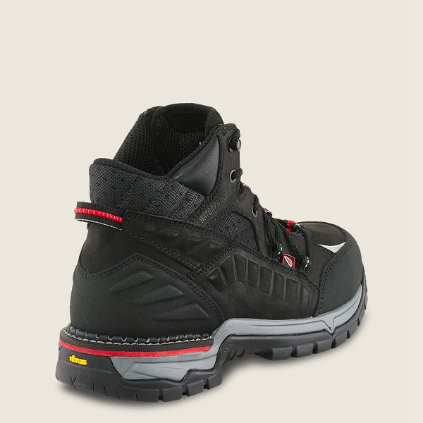 Red Wing Hiking Boots Black - Red Wing Mens Flexforce® - 5-inch Waterproof Safety Toe - GIMYE-8034